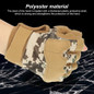 Fingerless Tactical Gloves, Knuckle Protective Breathable Lightweight Outdoor Military Gloves for Shooting, Hunting, Motorcycling, Climbing — image 12 of 23