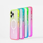 Luxury Color Gradients Transparent Magsafe Phone Case for IPhone 16 Pro 15 14 Pro Max Magnetic Wireless Charge Bumper Pc Cover — image 6 of 12