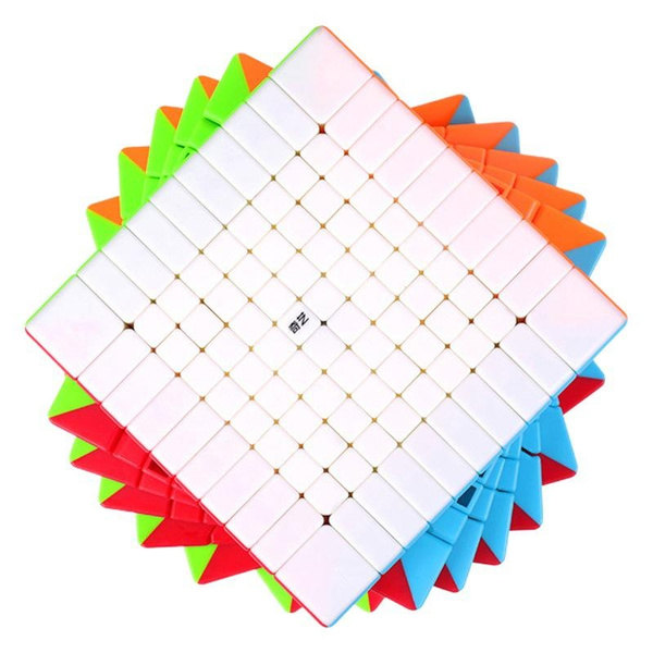 QiYi 10x10 Speed Cube 85mm Stickerless Puzzle Toy for Kids and Adults — image 1 of 10