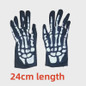 Skeleton Hand Gloves Halloween Scary Costume Accessory with Matching Socks — image 5 of 18