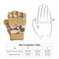 Fingerless Tactical Gloves, Knuckle Protective Breathable Lightweight Outdoor Military Gloves for Shooting, Hunting, Motorcycling, Climbing — image 15 of 23