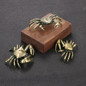 3 Styles Available Brass Crab Small Statue Ornaments Retro Animal Miniatures Figurines Office Desk Decorations Home Decor Crafts — image 6 of 12
