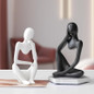 Abstract Meditation Sculpture Set | Modern Home Decor Figurines for Zen & Interior Design — image 4 of 19