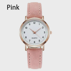 Ladies Diamond-studded Luminous Retro Female Watch Leather Belt Quartz Watch Women Simplicity Casual Decoration Wristwatches — image 3 of 17
