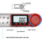 0-200mm 0-300mm Digital Meter Angle Inclinometer Angle Digital Ruler Electron Goniometer Protractor Angle finder Measuring Tool — image 12 of 19