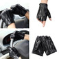 Nonslip Half Finger Gloves Party Gloves Teens Cool Cycling Riding Gloves — image 5 of 11