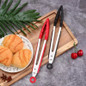 1pc/2pcs/3pcs Stainless Steel Kitchen Tongs 7 Inch /9 Inch/12 Inch Silicone Cooking Tongs with Silicone Tips Salad Bread Food Clip for Cooking Grilling Barbecue Kitchen Tools — image 18 of 21