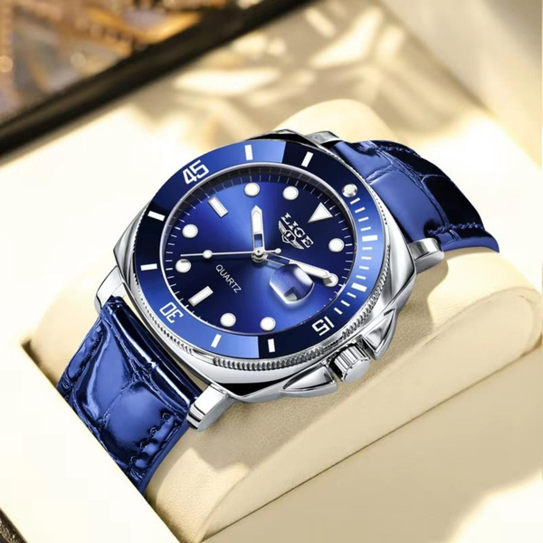 Square Watch Men Business Casual Wristwatch Luxury Luminous Date Quartz Watch Steel Watches — image 1 of 23