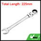 1pc/2pcs Metric Flex-Head Ratcheting Combination Wrench 72 Teeth 12 Point Dual-purpose Rachet Wrench Ended Spanner Hand Tools (6mm-24mm To Choose) — image 51 of 55
