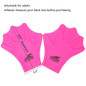 Silicone Webbed Swimming Gloves Aqua Fit Swim Training Gloves Web Gloves Swimming,Closed Full Finger Webbed Water Gloves Unisex Adult,2PCS — image 4 of 6