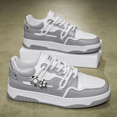 Trendy Chunky Sole Skate Shoes for Men - Casual Streetwear Sneakers — image 3 of 9