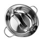 Stainless Steel Pot Hotpot Induction Cooker Gas Stove Compatible Pot Home Kitchen Cookware Soup Cooking Pot Twin Divided — image 6 of 11
