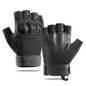 Tactical Gloves for Men - Half Finger Outdoor Training & Combat Hard Shell Protective Riding Sports Gloves with Anti-Slip Grip — image 17 of 28
