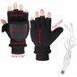 Heated Gloves Fingerless usb Fingerless Gloves Thermal Glove Half Finger Gloves — image 12 of 12