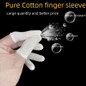 Cotton Work Gloves Finger Cots - Breathable, Sweat-Absorbent, Durable Industrial Protection — image 6 of 6