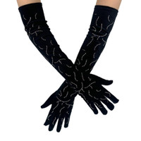 Sleeves Long Gloves Stretchy Gloves for Concert Costume Wear — image 2 of 10