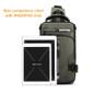 Men's Crossbody Bag, Multi-functional Waterproof Casual Shoulder Bag Fashion Single Shoulder Crossbody Bag Shoulder Backpack With USB Charging Port, Multiple Pockets For Hiking Cycling Mountaineering — image 9 of 34