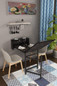 Creative Solid Wood Folding Wall Mounted Kitchen And Balcony Retractable Dining Table Sundries — image 15 of 19