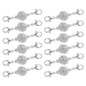 6PCS/12PCS Magnetic Jewelry Clasps with Lobster Clasp, Strong Magnetic Rhinestone Clasps for Jewelry Making Necklace Bracelet Connector and Extender — image 17 of 18