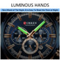 Herr Top Brand Luxury Blue Steel Quartz Chronograph Luxury Men Watch Blue Steel Men'S Watch Blue Dial — image 13 of 22