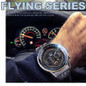Automatic Watches for Men Fashion Brand JARGAR Men's Big Face Automatic Mechanical Male Wrist Watch Steel — image 5 of 25