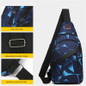Personalized Pattern Multifunction Shoulder Crossbody Bag for Men Short Travel Messenger Chest Bag Light Outdoor Sport Recreation Lovers Single Shoulder Bag — image 20 of 29