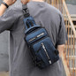 Men's Crossbody Bag, Multi-functional Waterproof Casual Shoulder Bag Fashion Single Shoulder Crossbody Bag Shoulder Backpack With USB Charging Port, Multiple Pockets For Hiking Cycling Mountaineering — image 18 of 34