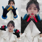 Cartoon Funny Expression Gloves Five Finger Gloves for Outdoor Cycling — image 12 of 12