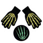 Novelty Halloween Glowing Claw Gloves Scary Cosplay Costume Full Finger Gloves Adult Unisex Gothic Knitting Gloves BUT — image 13 of 15
