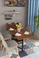 Creative Solid Wood Folding Wall Mounted Kitchen And Balcony Retractable Dining Table Sundries — image 8 of 19