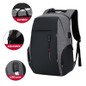 Men's Laptop Backpack,  Anti-theft Bag Large Capacity Business Bag For Travel, USB Charging Backpack College School Computer Bag Gift For Men & Women — image 19 of 46