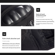 Tactical Gloves for Men | Hard Shell Anti-Slip & Abrasion Resistant | Riding, Training, Hiking & Outdoor Protection — image 3 of 11