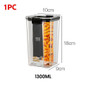 1pcs 460/700/1300/1800ML Food Storage Container Plastic Kitchen Refrigerator Noodle Box Multigrain Storage Tank Transparent Sealed Cans — image 13 of 21