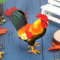 1pc Simulation Foam Rooster Model Fake Artificial Imitation Animal Home Garden Ornament Miniature Decoration Home Decoration — image 4 of 11
