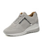 Women's Casual Sports Shoes with Round Toe and Wedge Heel, Cross Strap Athletic Sneakers in Extended Sizes — image 8 of 11
