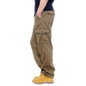 New Mens Cargo Combat Work Trousers Pockets Cotton Loose Machine Washable Pants — image 9 of 15