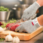 Cut Resistant Gloves - Ambidextrous, Food Grade, High Performance Level 5 Protection. Size Medium, Green, Complimentary Ebook Included — image 16 of 17