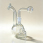 Sweet Puff Two-piece Set, Including Art Sculptures of Colored Glass Skeletons or Transparent Glass Skeletons or Electroplated Skeletons, Glass Tubes, Glass Bowls, Borosilicate Glass Spring Shaped Sculptures, Unique Art Glass Crafts for Home Office Desk Displays, Collectible Gifts, and Home Decor. — image 5 of 9