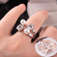 Women Accessories Jewelry Simple  Opening Adjustable Ring Gift — image 2 of 11