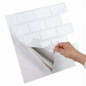 4PCS Home Decor White/Biege/Gray/Light Green/Black 3D Brick Wall Waterproof Self-Adhesive Brick Wall Stickers 3D Tile Wallpapers Bathroom Kitchen Decoration Mosaic Tile Wall Sticker — image 10 of 19