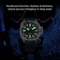 Swiss Automatic Movement Dive Watches For Men Casual Men'S Watch With Rubber StrapSapphire Glass DialLuminous Hands And Hour Markers200M Waterproof For Diving Or Underwater Sport — image 8 of 8