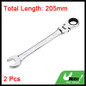 1pc/2pcs Metric Flex-Head Ratcheting Combination Wrench 72 Teeth 12 Point Dual-purpose Rachet Wrench Ended Spanner Hand Tools (6mm-24mm To Choose) — image 42 of 55