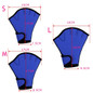 1 Pair Swimming Gloves Aquatic Fitness Training Fingerless Webbed Gloves — image 8 of 9