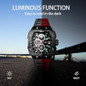 Chronograph Multifunction Watch Men Luxury Tonneau Watch Calendar Date Luminous Waterproof Men Watch — image 4 of 8
