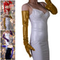 Bold Color Choices Smooth Full Length Gloves Cosplay Photography Prop Durable Faux Leather — image 10 of 13