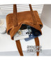 Stylish Corduroy Tote Bag for Women Large Capacity Commuter Shoulder Bag Minimalist Design Crossbody Bag Fashionable and Versatile — image 11 of 61