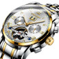 TEVISE Tourbillon Calendar Watch for Men | Classic Mechanical Timepiece with Date Display — image 10 of 17