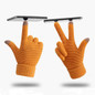 Winter Warm Touchscreen Gloves, Fluff Lined Thicken Knit Gloves Elastic Cuff Windproof Cycling Gloves For Running, Cycling, Driving, Hiking, Walking, Texting, Freezer Work, Gardening, And Daily Activities — image 4 of 18