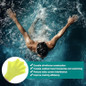 Silicone Swimming Gloves Webbed Swim Gloves Finger Frog Type Swim Training Gloves Water Resistance for Swimming/Diving/Water Aerobics — image 4 of 7