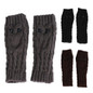 Knitted Half Finger Gloves Owl Pattern Gloves Fingerless Thumb Hole Gloves — image 12 of 15